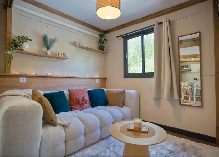 Cosy Lodge - Spa, Terrasse & Parking